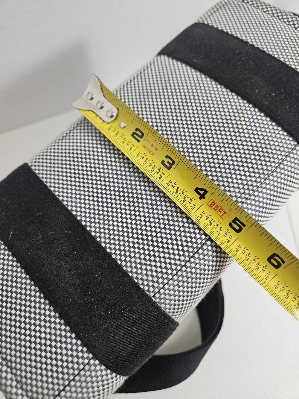 lululemon athletica Black & White Canvas Tote with Strap